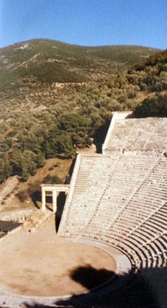 The magnificent theatre at Epidauros