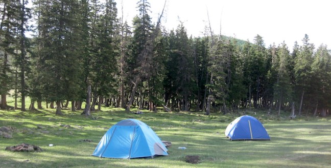 Day 1 campsite, Bogd Khan NP