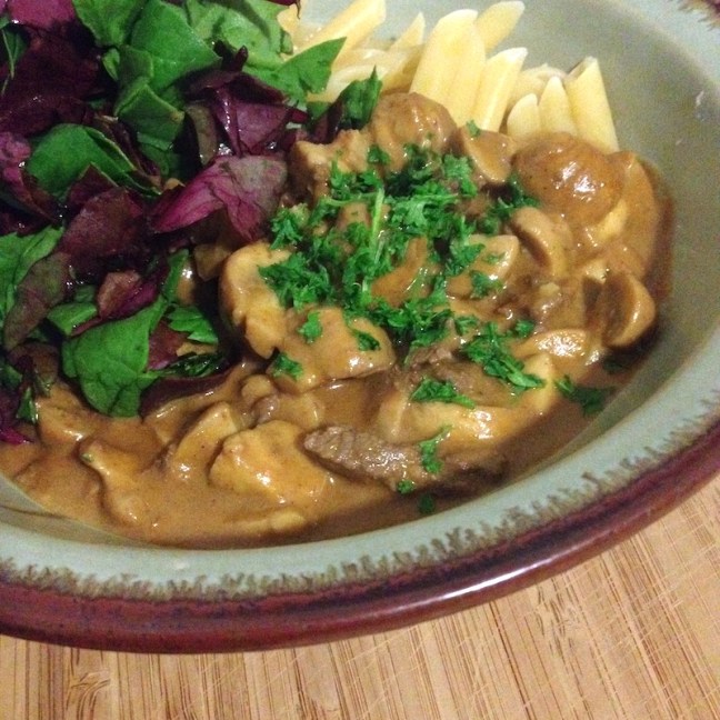 beef stroganoff